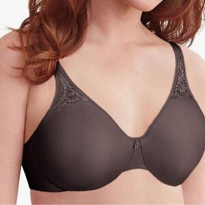 Bali 3385 40DDD minimizer bra EUC cocoa brown